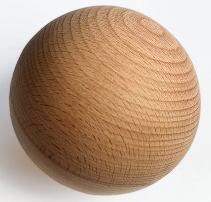 Stock wooden Ball 90mm / 9cm / 3.5 inch diameter wooden crafts ball sphere, round, natural & sustainable, Beech Hardwood