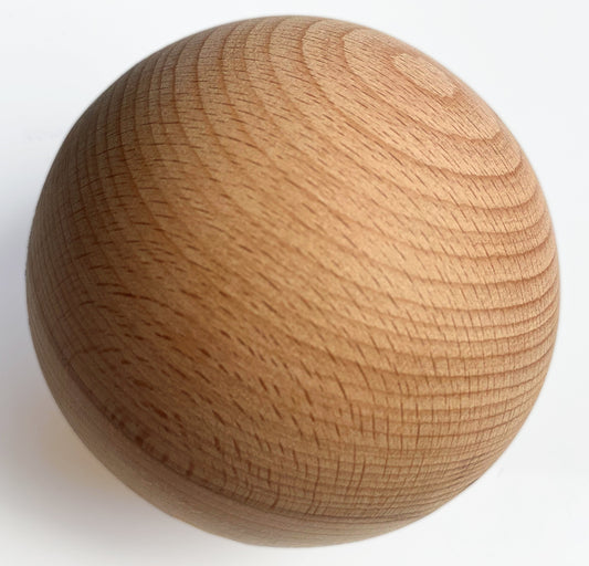 Stock wooden Ball 90mm / 9cm / 3.5 inch diameter wooden crafts ball sphere, round, natural & sustainable, Beech Hardwood
