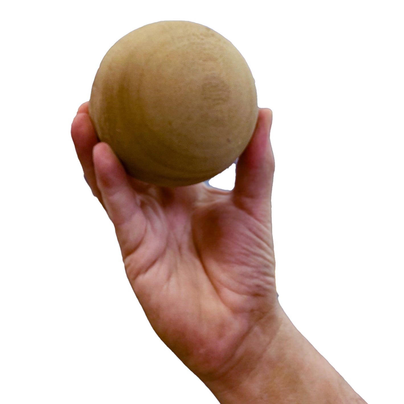 10cm bespoke turned wooden ball