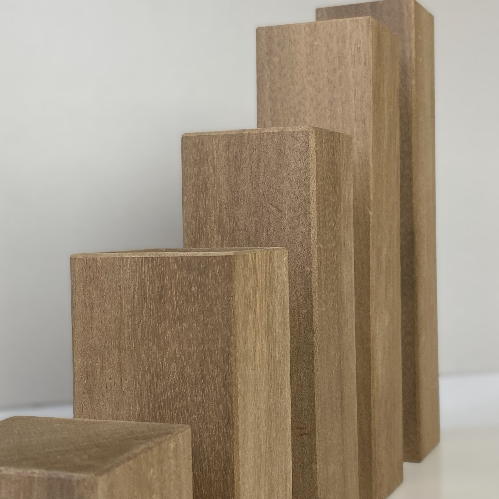 8 x 6 x 6 cm rectangular Wooden Cube, top view | Farwinger