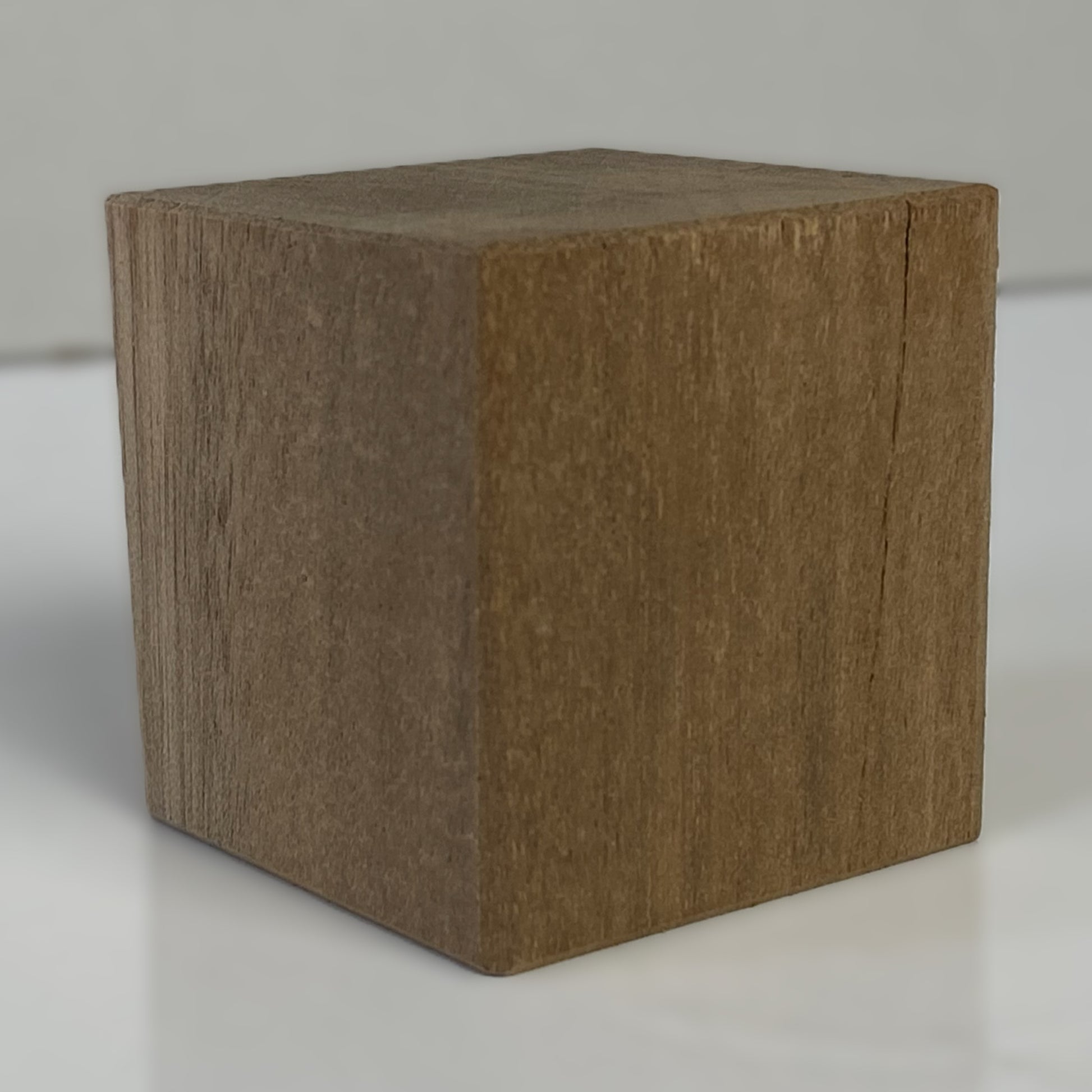 35 cm square Wooden Cube, close-up | Farwinger
