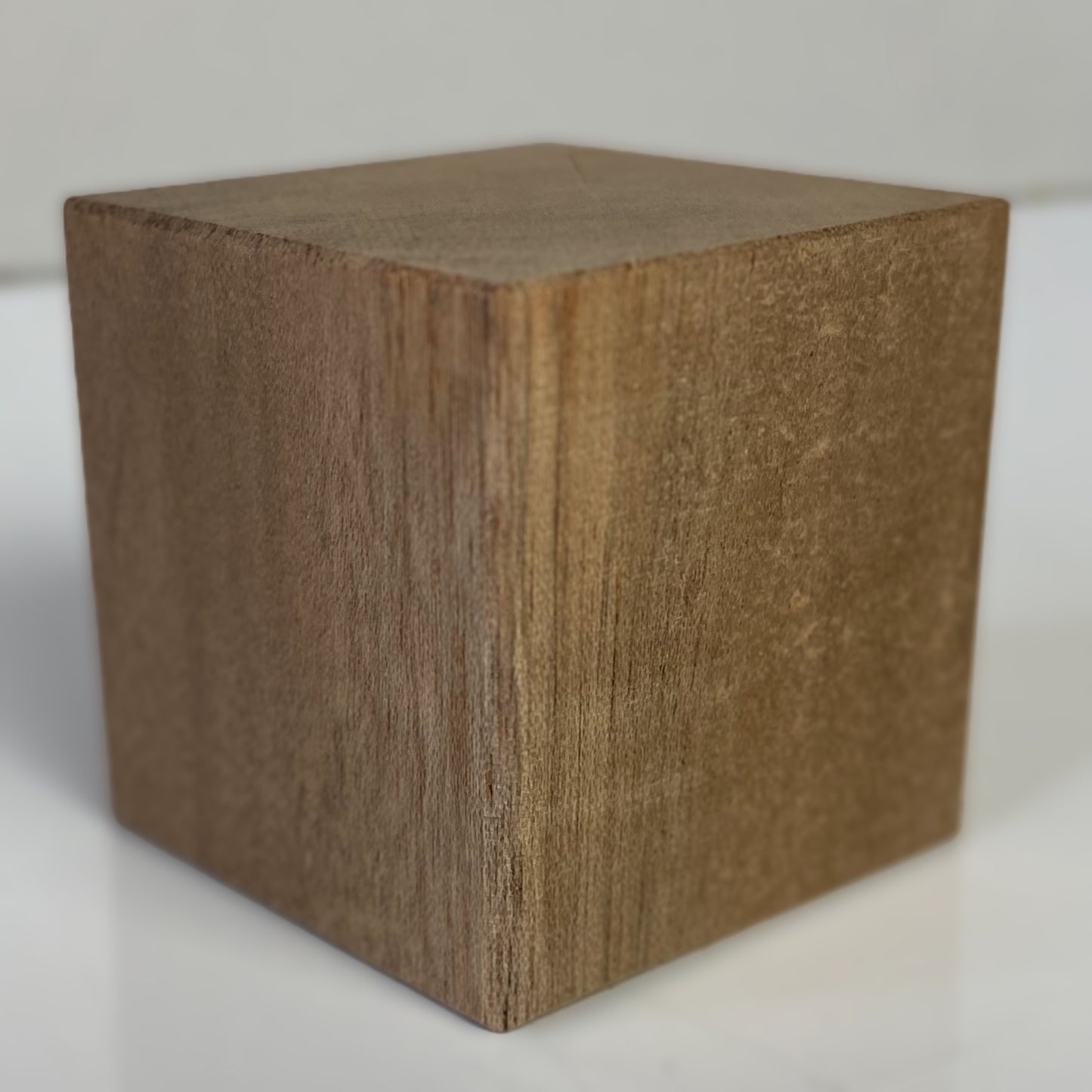 35 cm square Wooden Cube, top view | Farwinger