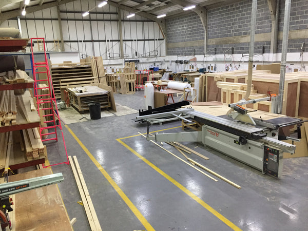 Farwinger workshop machinery in operation