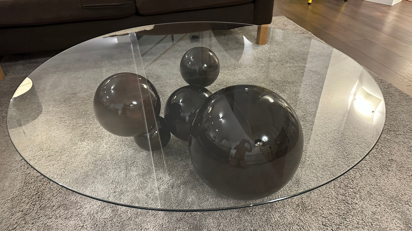 10.24" / 26cm diameter Bespoke Wooden Ball, natural finish, Oak, Walnut, Pine