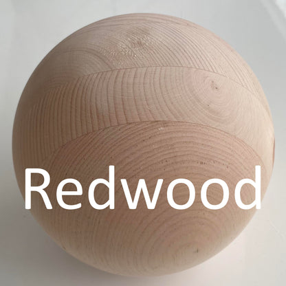16cm diameter Bespoke Wooden Ball, Oak, Walnut, Pine, in use | Farwinger
