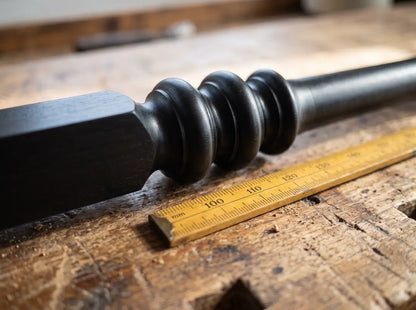 Adderley turned furniture legs, set of four - profile detail