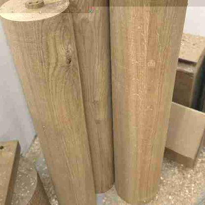Solid hardwood cylinder - hand-turned to order by Farwinger