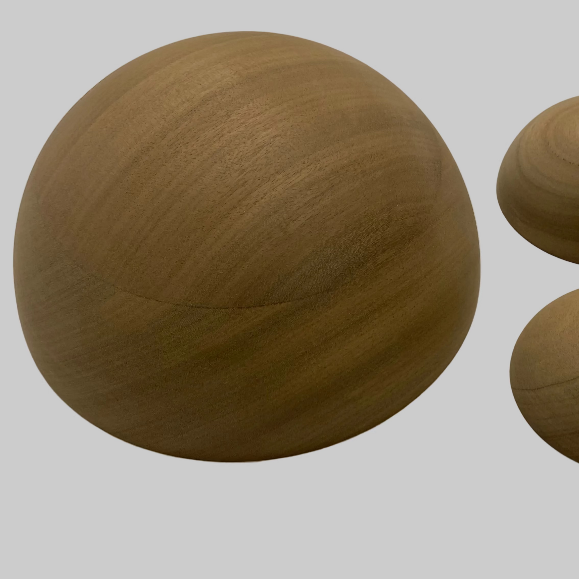 Wooden Dome, 10cm to 34cm diameter crafts half-ball hemisphere, natural,, lifestyle | Farwinger