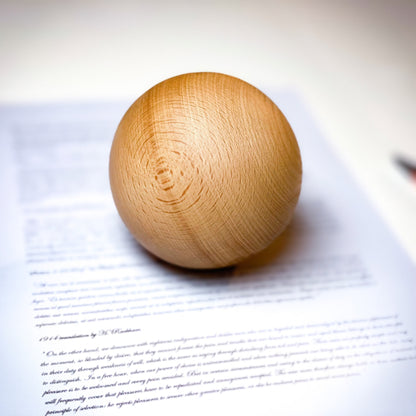 Paperweight hardwood sphere / ball