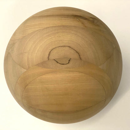 Bespoke Walnut Wooden Ball 10cm to 45cm / 3” to 17” diameter, natural finish, large, hardwood