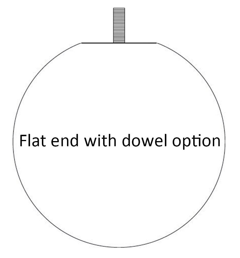Bespoke Walnut Wooden Ball 10cm to 45cm / 3” to 17” diameter, natural finish, large, hardwood