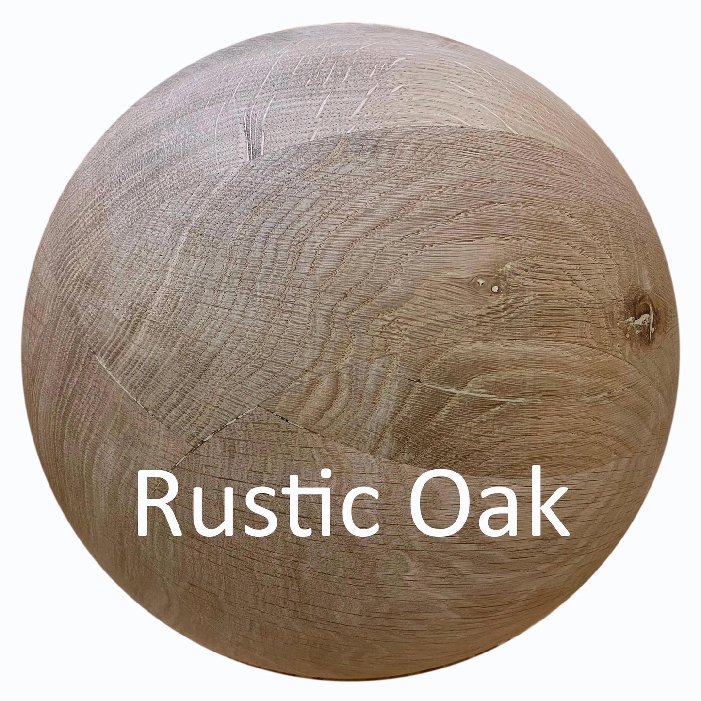 12.99 inch / 33cm diameter Bespoke Wooden Ball, natural finish, Oak, Walnut, Pine