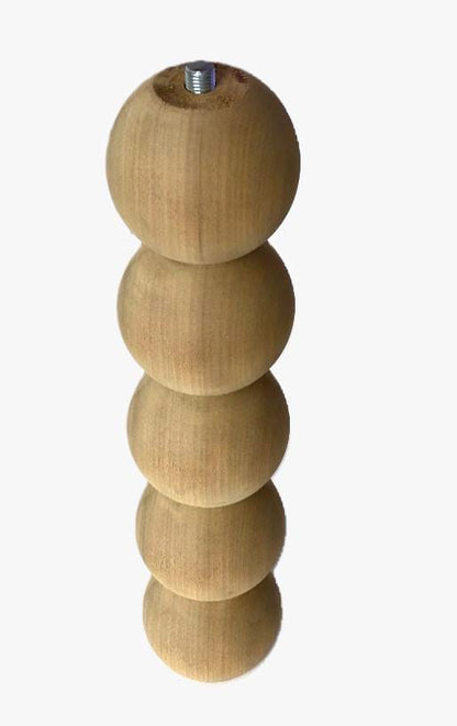 3 ball stack furniture leg 21cm diameter x 630cm height