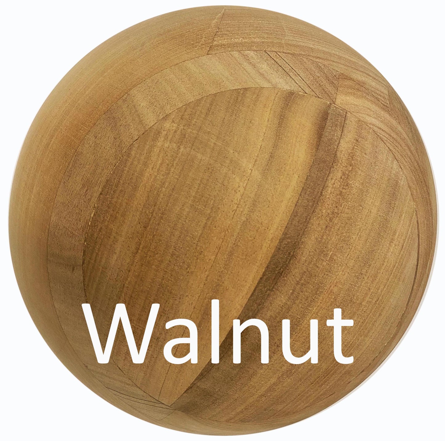 9.84 inch / 25cm diameter Bespoke Wooden Ball, natural finish, Oak, Walnut, Pine