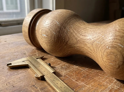 Warwick Bar turned furniture legs, set of four - profile detail